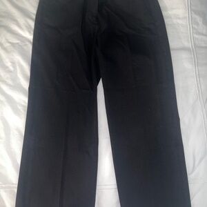 JCrew black cropped dress pants